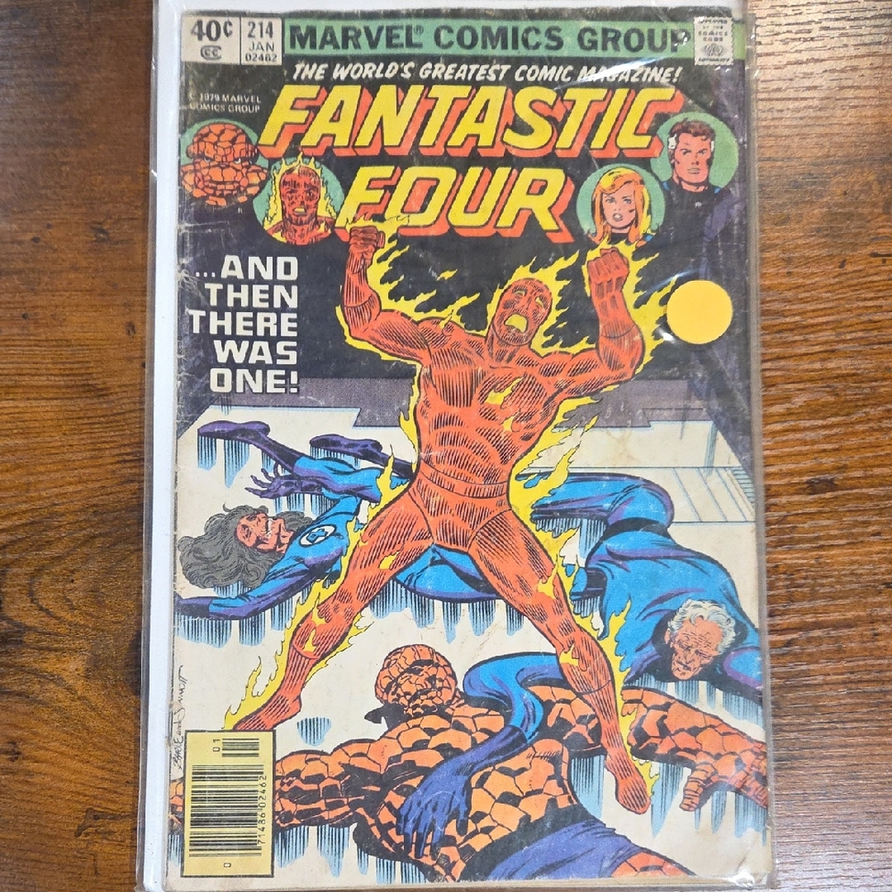 Marvel Fantastic Four Comic Art - Yellow, Blue, Black